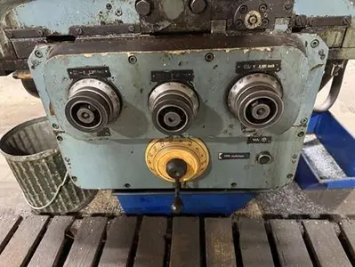 70" X 18" HECKERT MODEL #FU-400E UNIVERSAL MILL, VERTICAL HEAD & CNC FANUC CONTROL: YOBRO #25329