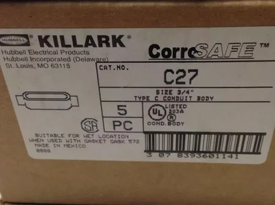New | in-Stock Killark C27 Conduits Indiana US | J&J Industrial Supply #519869