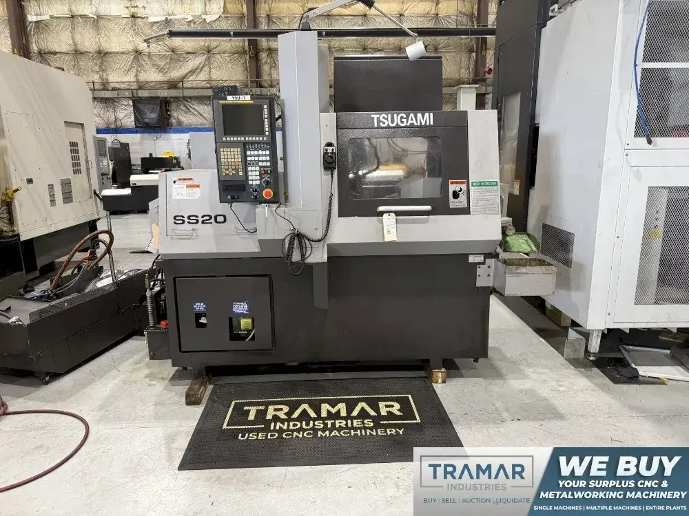 Used 2008 TSUGAMI SS20 Swiss Type Automatic Screw Machines Ohio US | HGR 24 #1005799