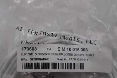 NEW AI-TEK INSTRUMENTS CA79860-06-010 COMPATIBLE 2 PIN CONNECTOR / 10 FOOT CABLE
