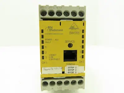 Bihl Wiedemann BW1765 Safety Monitor I/O 24VDC 230VAC