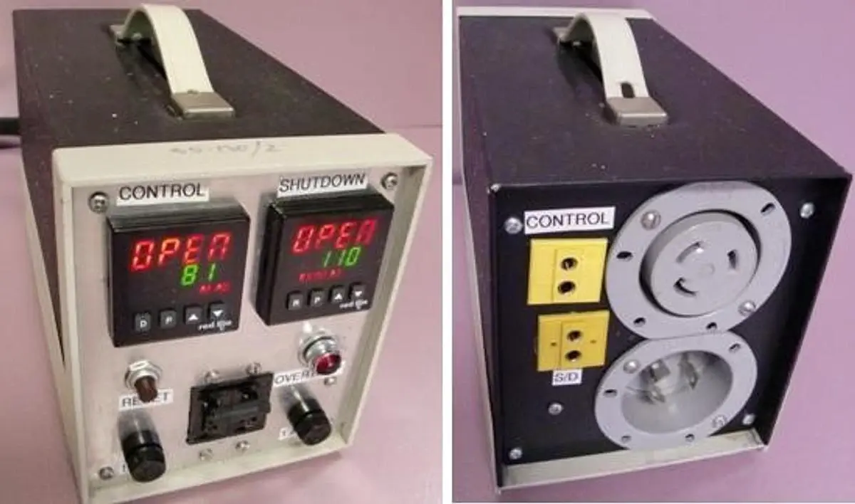 QTY. 1. FURNACE "SHUT DOWN / CONTROL" DIGITAL TEMP...