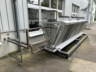 USED MAHLER /GUNTNER MAHLER CONTINUOUS FURNACE WITH GÜNTNER COOLER
