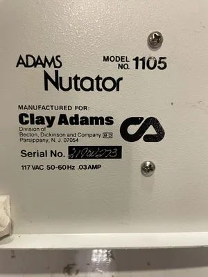 Clay Adams Nutator 1105 Orbital Mixer