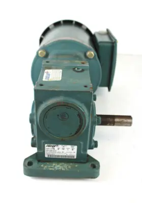 Reliance Electric P56H1337H Motor 3/4HP 1725RPM w/Dodge Tigear 10:1 Gear Reducer