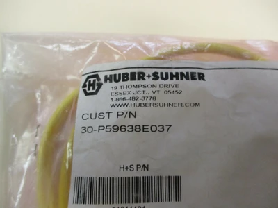 NEW Huber Suhner 30-P59638E037