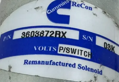 USED CUMMINS CUMMINS RECON 3603872RX
