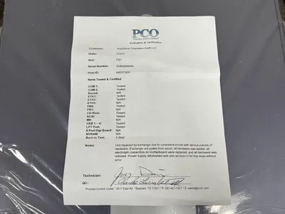 FOXBORO SUN MICROSYSTEMS P8101431103J SERVER COMPUTER SOLARIS 8 REFURBISHED