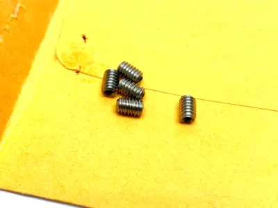 USED NORDSON ORIFICE SCREW KIT, 0.062, SILVER