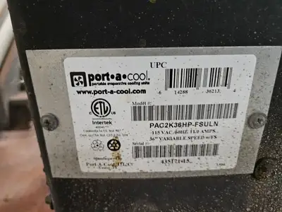Used PORT-A-COOL PAC2K36HP-FSULN Air Conditioning Equipment British Columbia CA | Lenmark #1488933