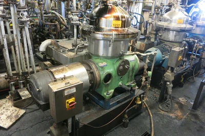 Westfalia SAMR 5036 Separator, 20 HP, 6400 RPM, Desludger