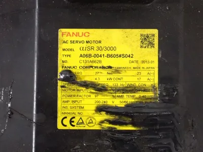 Used 2013 FANUC A06B0041B605#5042 Motors (misc) Ohio US | HGR 24 #870864