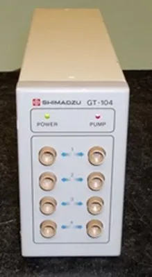 QTY. 1. SHIMADZU GT-104 HPLC DEGASSER GASTORR S/N ...
