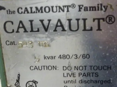 Used CALMOUNT 543 UL Capacitors Michigan US | Ideal Machinery #1275199