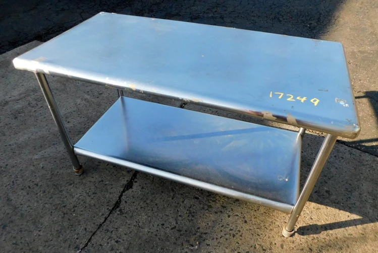 Used STAINLESS STEEL TABLE SS TABLE Preparation Tables New Jersey US | Champion Trading Corporation #425026