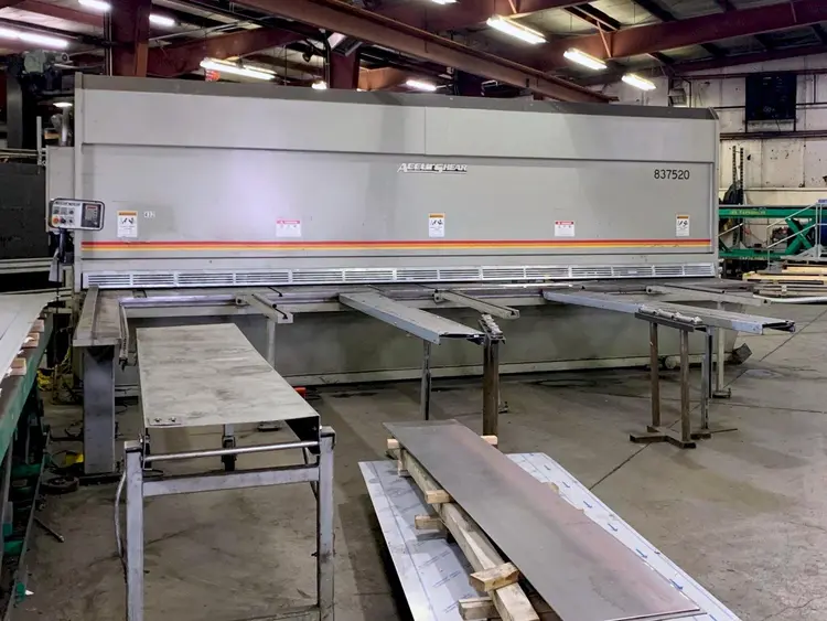Used 2000 ACCURSHEAR 837520 Sheet Metal Shears | Machine Factory Outlet #1267139