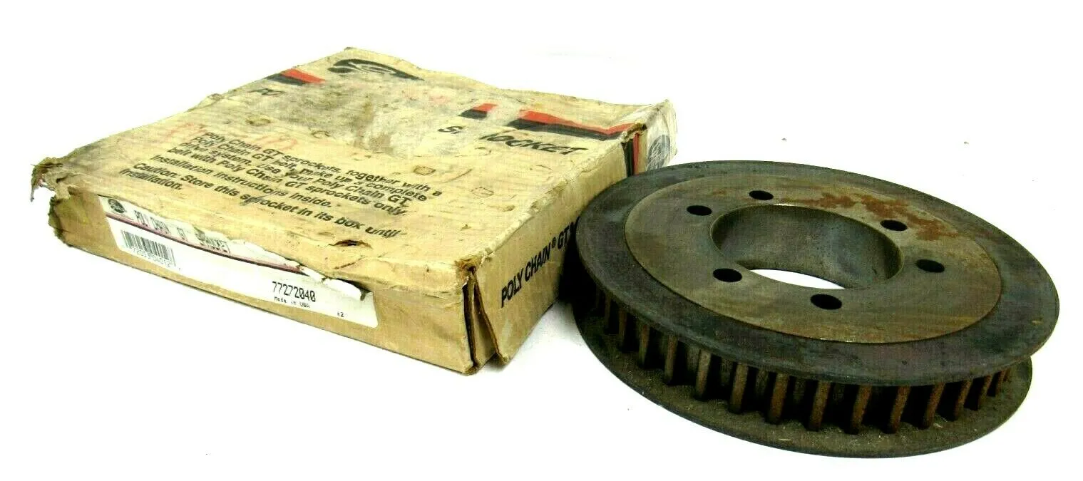 NEW GATES 77272040 POLY CHAIN GT SPROCKET 14M-40S-20