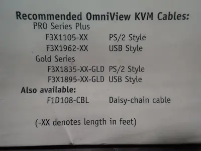 NEW BELKIN F1DA108TDL