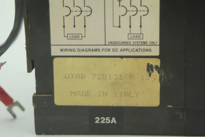 Used ABB UXAB728131R-130 Circuit Breaker Parts California US | Davliegogo LLC #1706899
