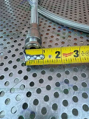 Stainless Steel  142mm High Press Membrane Disc Filter Housing w/ Valve and Hose