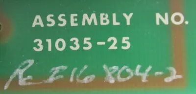 USED INDUCTOHEAT 31035-25 CIRCUIT BOARD 3103525