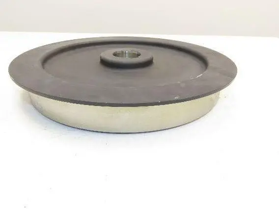 Steel Track Wheel 11.8" Dia 1.5"W Single Flanged Industrial Train Railway Cart