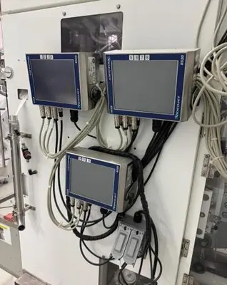 USED SANKO MODEL FC-1000 STICK PACK VERTICAL FORM FILL SEAL MACHINE WITH VOLUMETRIC FEEDER SANKO MODEL FC-1000 STICK PACK VERTICAL FORM FILL SEAL MACHINE WITH VOLUMETRIC FEEDER