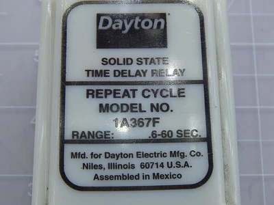 Used DAYTON ELECTRIC _UNKNOWN_ Relays & Switches | OCO Industrial #1672084