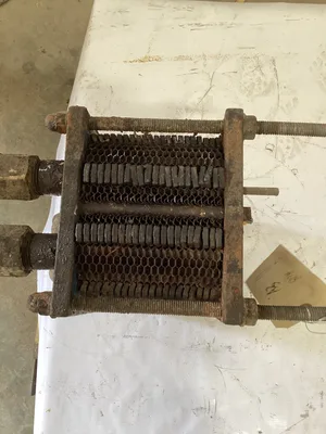 UK Exchanger UKE-1A 43 Plate & Frame Heat Exchanger 87PSI 212°F