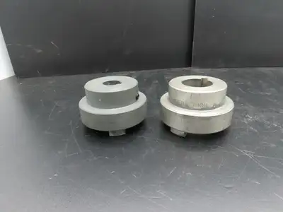 Magnaloy Model 400 Flex Coupling Hub Aluminum 1-5/8" & 1" Bores With Keyway