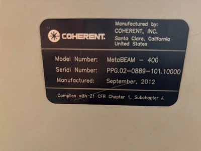 2012 COHERENT METABEAM 400 Laser Cutters (Equipt) | SNL Machine Trader LLC (11)