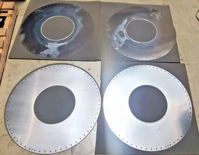 Lot of 4 Pcs 27" Natural DIAMOND SAW BLADE SLICING SILICON SMI Semiconductor