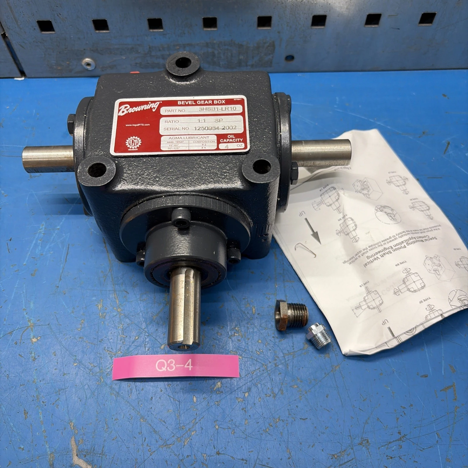 New | in-Stock Browning Browning 3HSB1-LR10 Gearboxes Indiana US | J&J Industrial Supply #1228094
