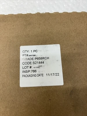 **New Seal Kit P658RCH  (Bottom plate 2007206 Top Plate 2007204)Fast Shipping #