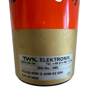 USED TWK ELEKTRONIK CLS 65-4096 G 4096 K2 G04 ENCODER IBS-NO:36H