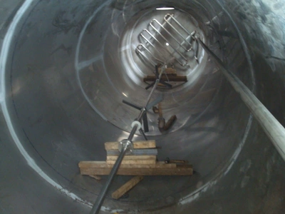 32,000 L S/S Enclosed Mixing Tank New