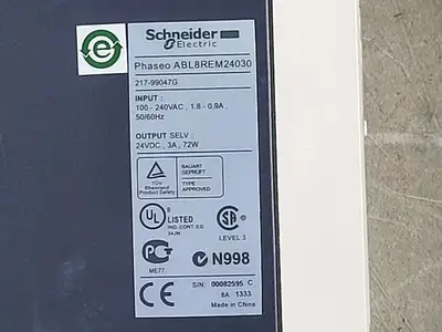 NEW SCHNEIDER ELECTRIC ABL8REM24030