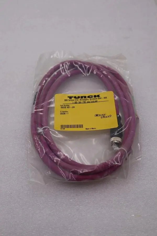NEW TURCK U0336-50 RKSW457-2M-2M PROFIBUS BUSSTOP CABLE STOCK 2669