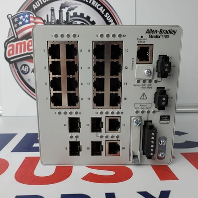 Used Allen-Bradley 1783-BMS20CGN PLC Ethernet Equipment California US | American Industrial Supply Co. #1460068