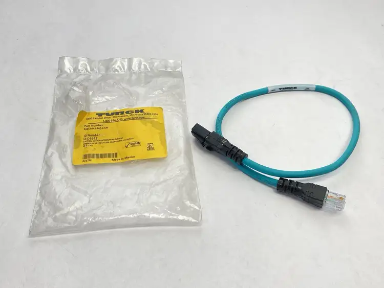 New | in-Stock TURCK U-04972 DOUBLE ENDED MALE CABLE Cable & Wire Michigan US | Maverick Industrial Sales #1089900