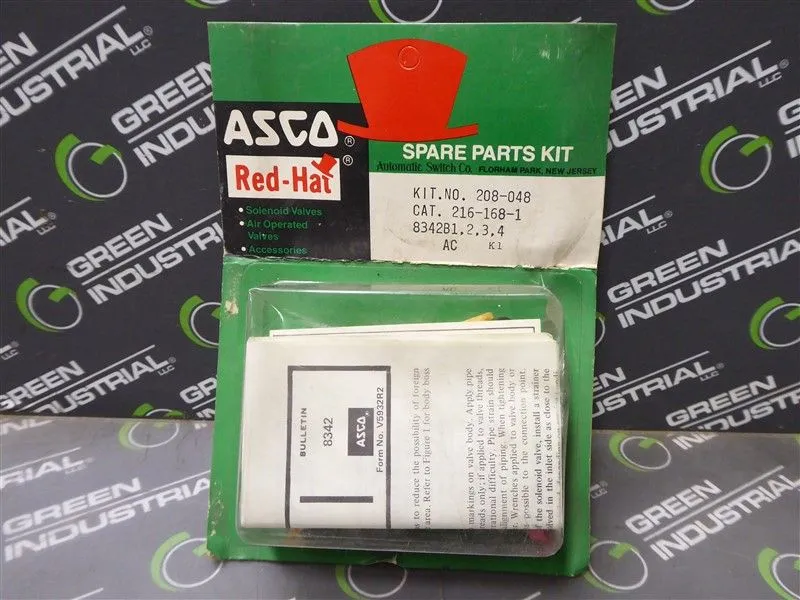 ASCO 208-048 Solenoid Valve Spare Parts Kit New