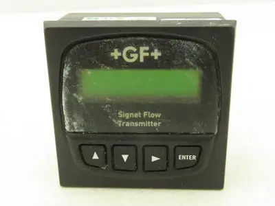Signet 385501P +GF+ Flow Transmitter 12-24VDC 3-8550.401-1 Rev D3
