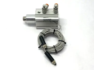 Used SMC Pneumatic Swing Clamp Cylinder 40mm Bore 10mm Clamp Stroke Pneumatic Cylinders Michigan US | Maverick Industrial Sales #1419249