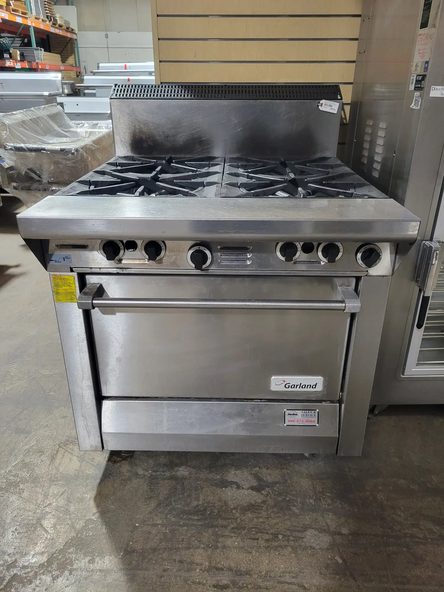 Garland M44R Master Series Natural Gas 4 Burner 34" Range