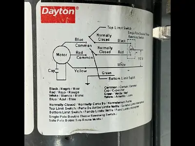 USED DAYTON 6Z086