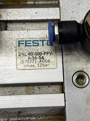 Used FESTO FESTO DNC-80-100-PPV-A-S6-SA, ADVU-40-5-P-A Parts (Hydraulics and Pneumatics) | ND Industrial Surplus #1212701