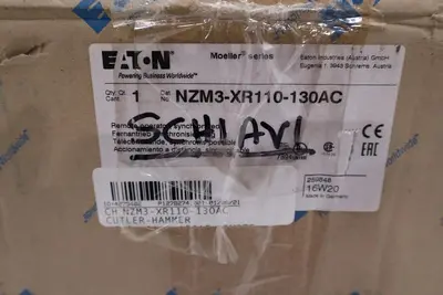 NEW IN BOX EATON NZM3-XR110-130AC REMOTE OPERATOR NZM SERIES 3/4 POLE STK 5003A