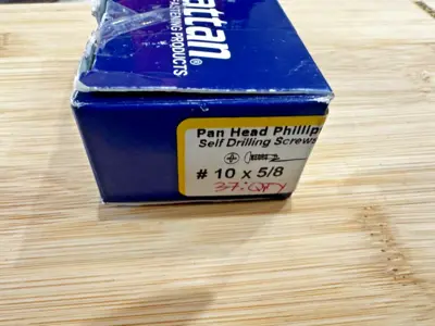 NEW GRATTAN PAN HEAD PHILLIPS SELF DRILLING SCREWS #10 X 5/8