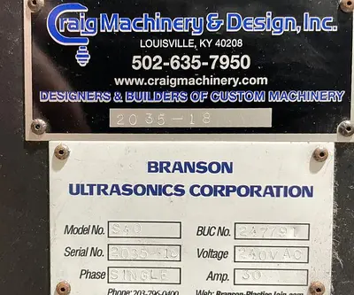 New | in-Stock 2020 BRANSON 2000XEA 20 Ultrasonic Welders Michigan US | Aucto #1334462
