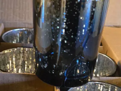 Lot of (12) Mercury Glass Tea Light / Votive Candleholder by Volens